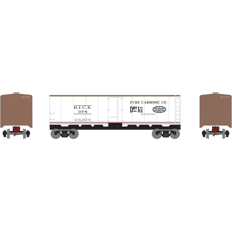 HO 40' Steel Reefer DICX #378