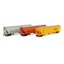 HO GEN Trinity 5161 Covered Hopper, UP Fallen Flags Legendary Liveries CNW #480095/DRGW #10472/SP #497046 (3)