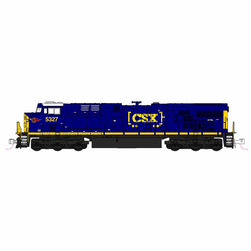 Kato USA, Inc. N ES40DC CSX Box Car Logo #5327 (Western Maryland)