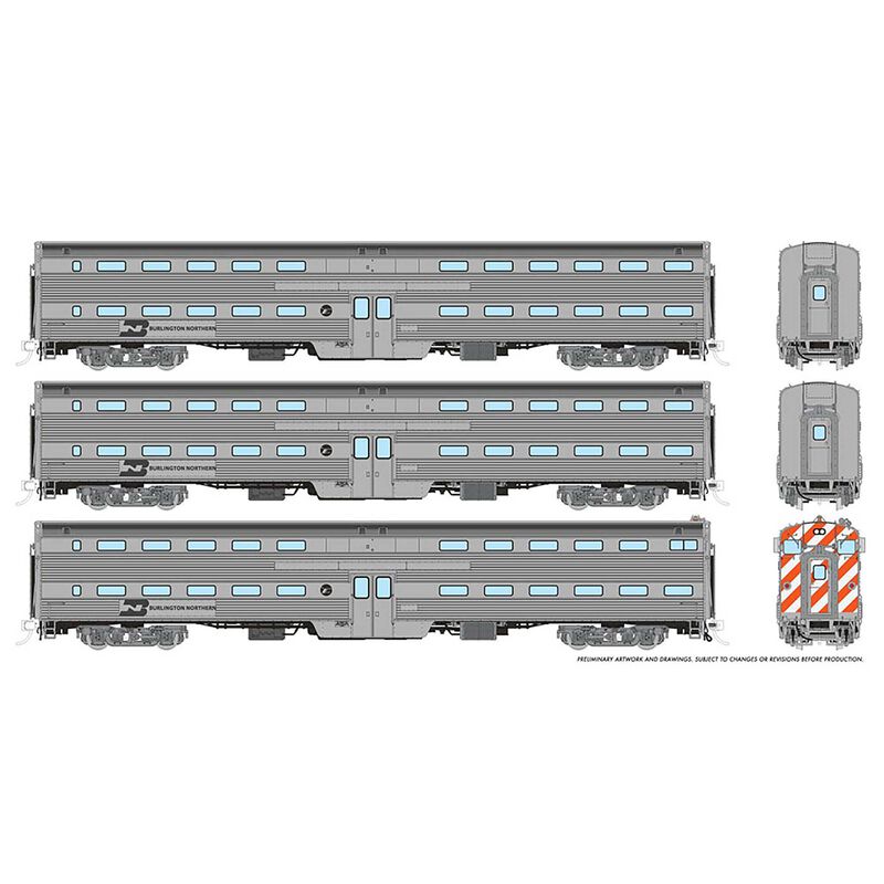 HO Gallery Commuter Car BN Set, #1