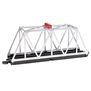 N E-Z Track Blinking Bridge, Silver