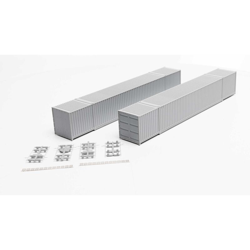 HO 60' Container, CDAU Kit Undecorated (2)
