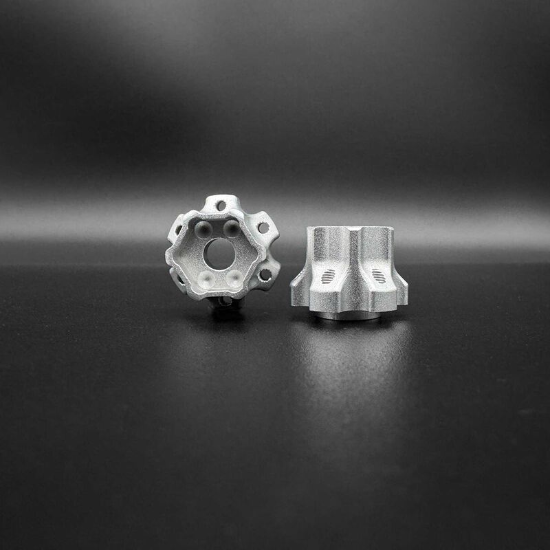 12mm Machined Aluminum Hex Hubs w/ Hardware, 10mm Offset (2)