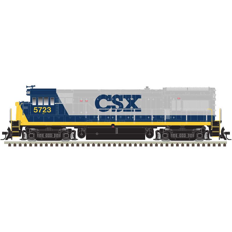 HO U33 36B Loco CSX* 5723, Blue/Gray/Yellow