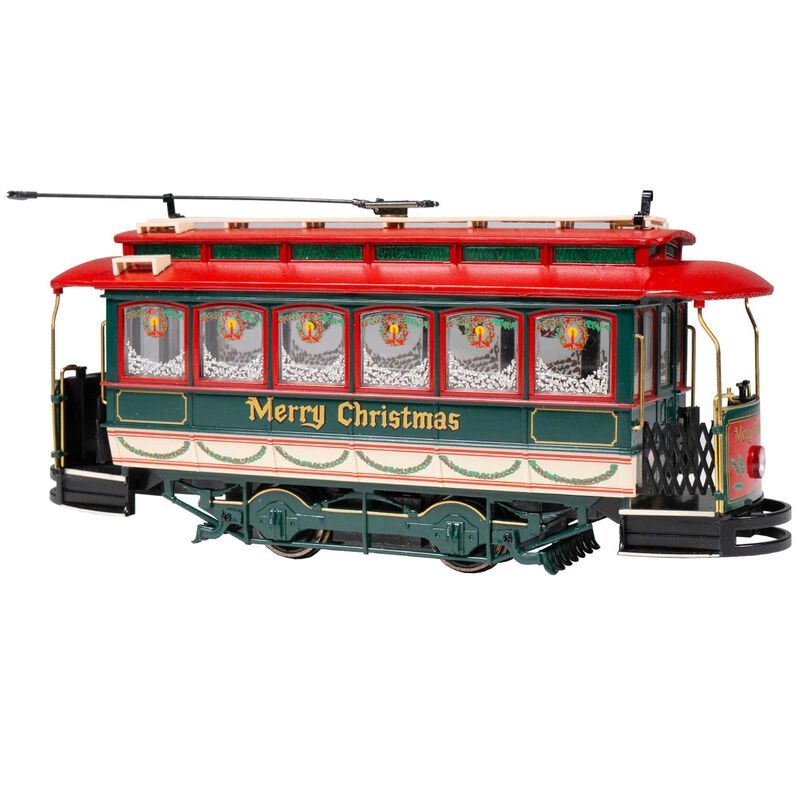 Spectrum On30 Closed Streetcar Merry Christmas