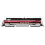 HO GE ES44AC Locomotive, IAIS #513 "Rock Island" Black/Red