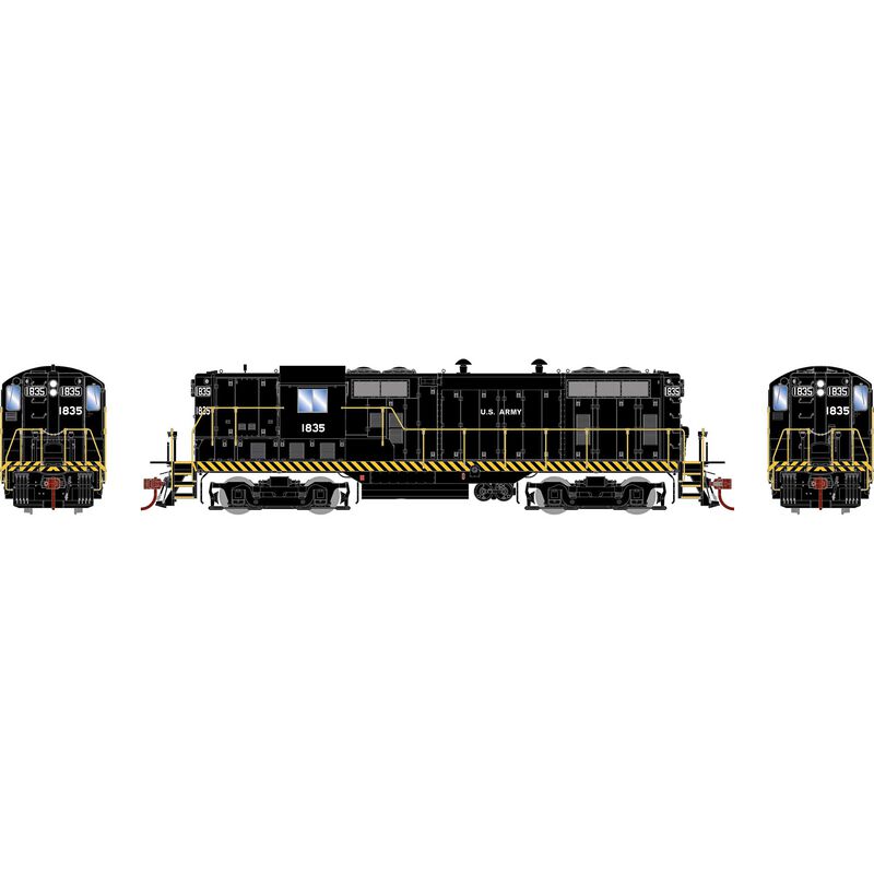 HO GEN GP7L Locomotive w/DCC & Sound, USAX #1835