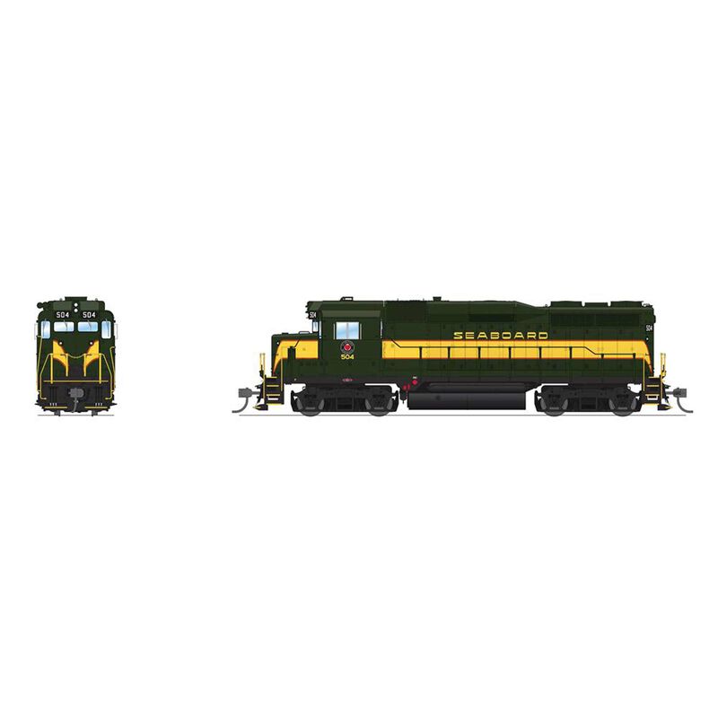 HO EMD GP30 Locomotive, SAL 504 Pullman Green / Yellow / Orange