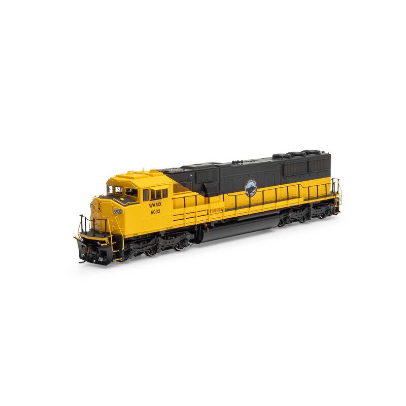HO SD60M Tri-Clops Locomotive with DCC & Sound, WAMX #6032
