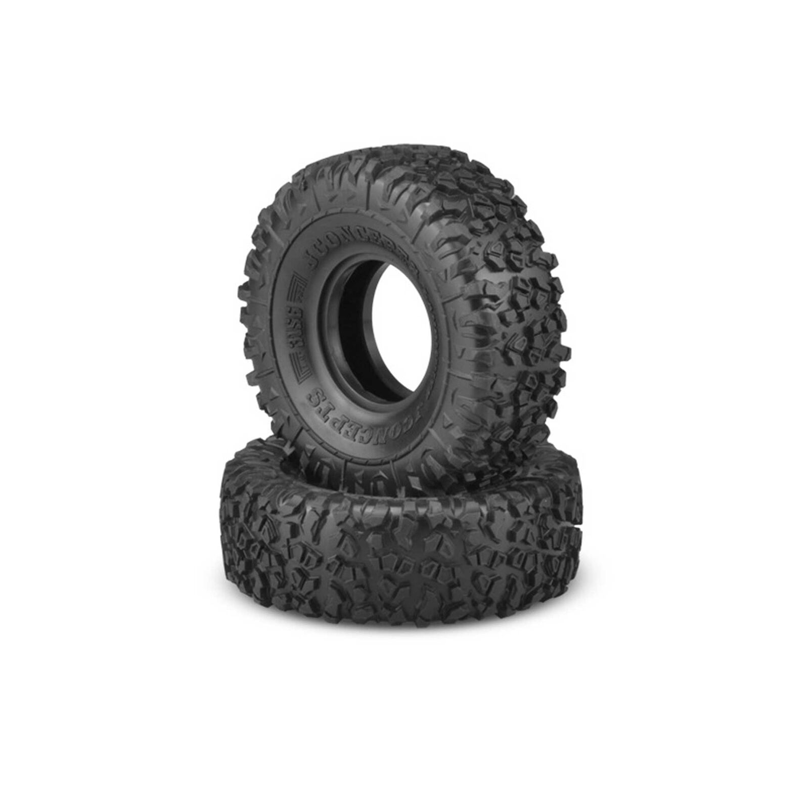 1/10 Landmines Performance Scaler 1.9” Crawler Tires with Inserts, Green Compound (2)