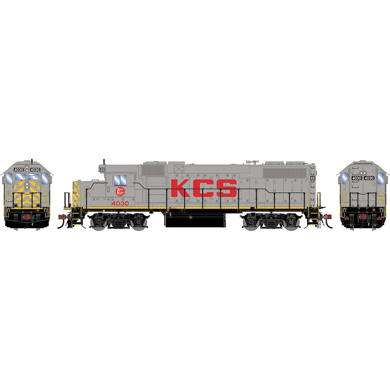 HO GEN GP38-2 Locomotive w/DCC & Sound, KCS 'Ex-TPW' #4030