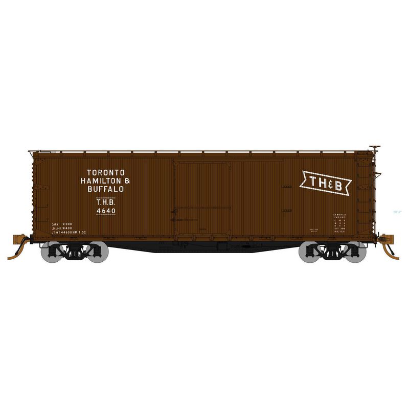 HO 40' Double Sheath Wood Box TH&B Red