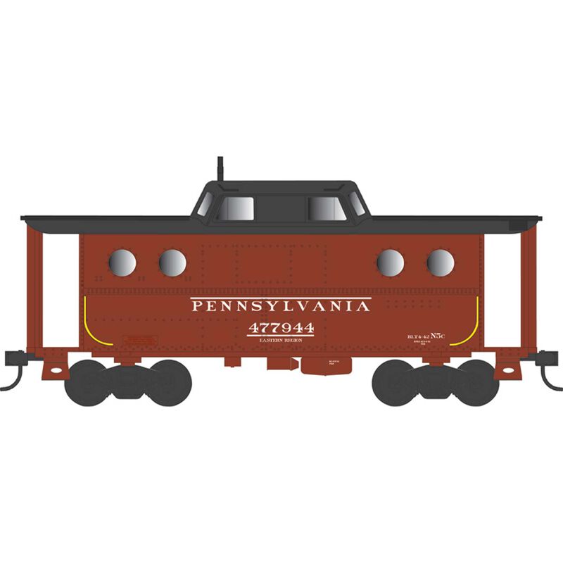 HO N5c Caboose, PRR Early East Reg #477944
