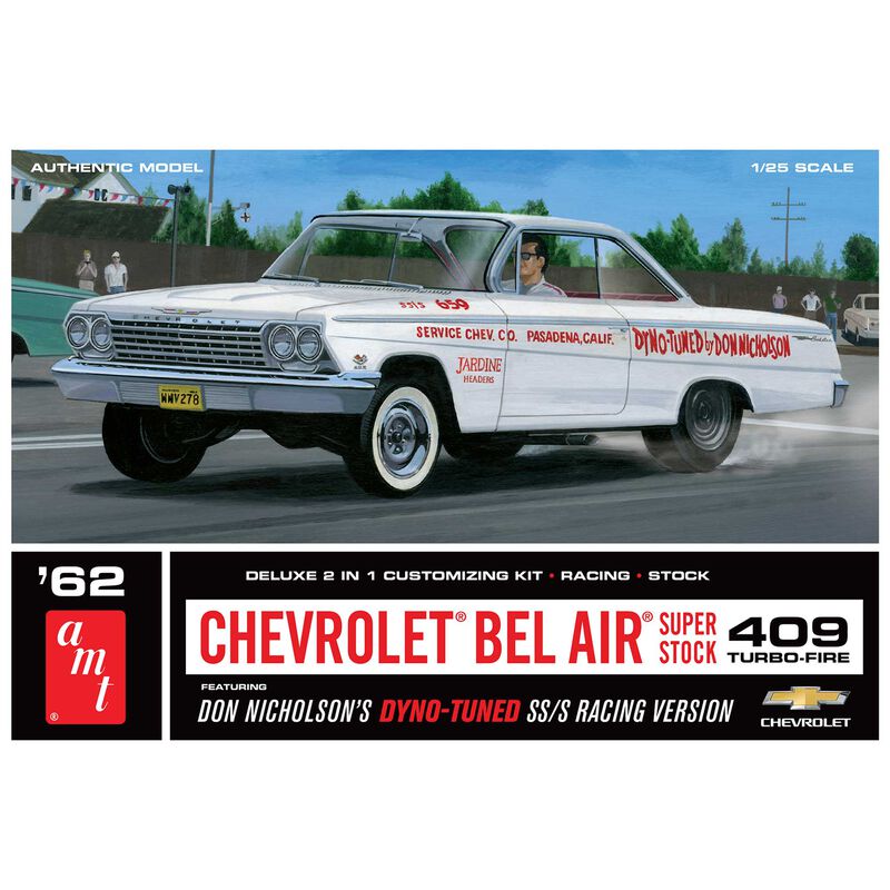 1/25 1962 Chevy Bel Air Super Stock Don Nicholson Model Kit