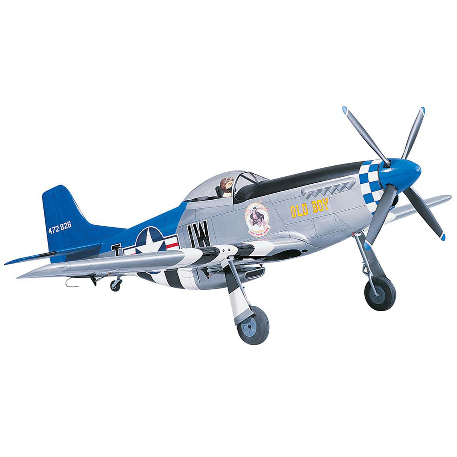 P-51D Mustang Giant GP Kit 2.1-2.8 84.5"