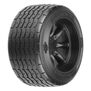 1/10 PROTOform VTA Rear 31mm VTA Tires Mounted 12mm Black Wheels (2)