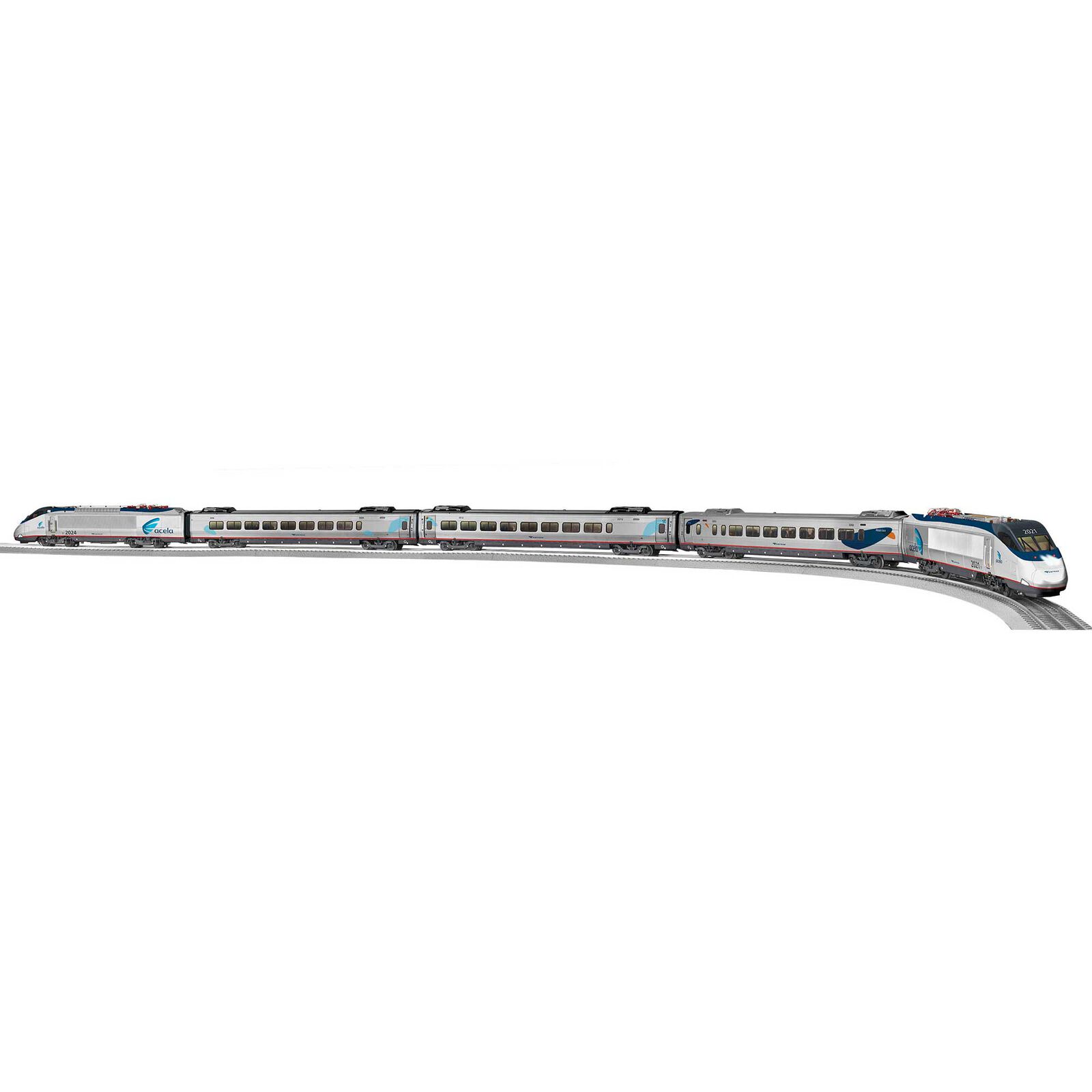 O72 Amtrak Acela High Speed Train Set