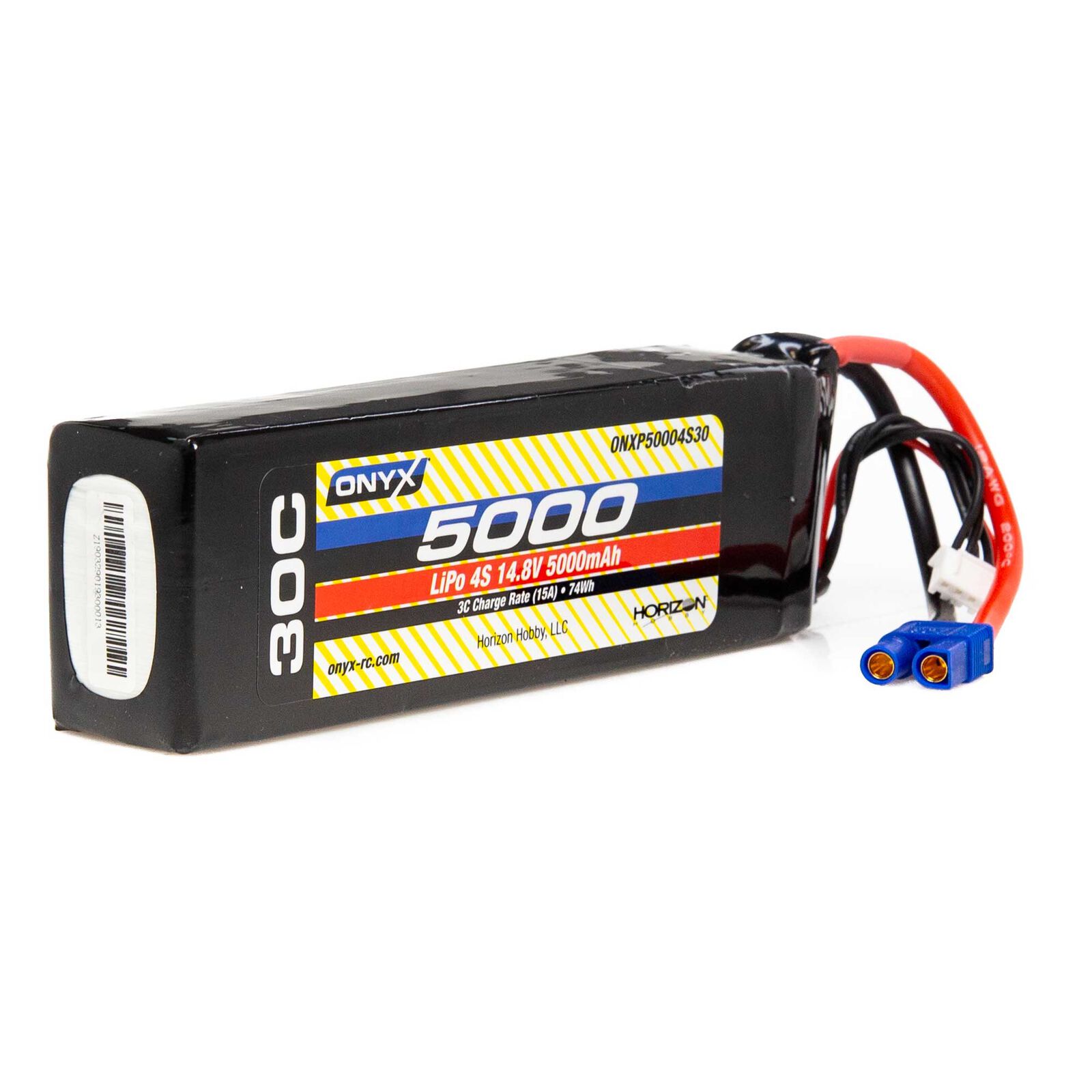 14.8V 5000mAh 4S 30C LiPo Battery: EC3