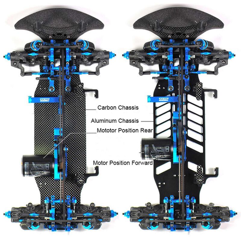 TAMIYA TA07 Aluminum Motor Mount Posts 54725 - Upgrade Parts For RC Car