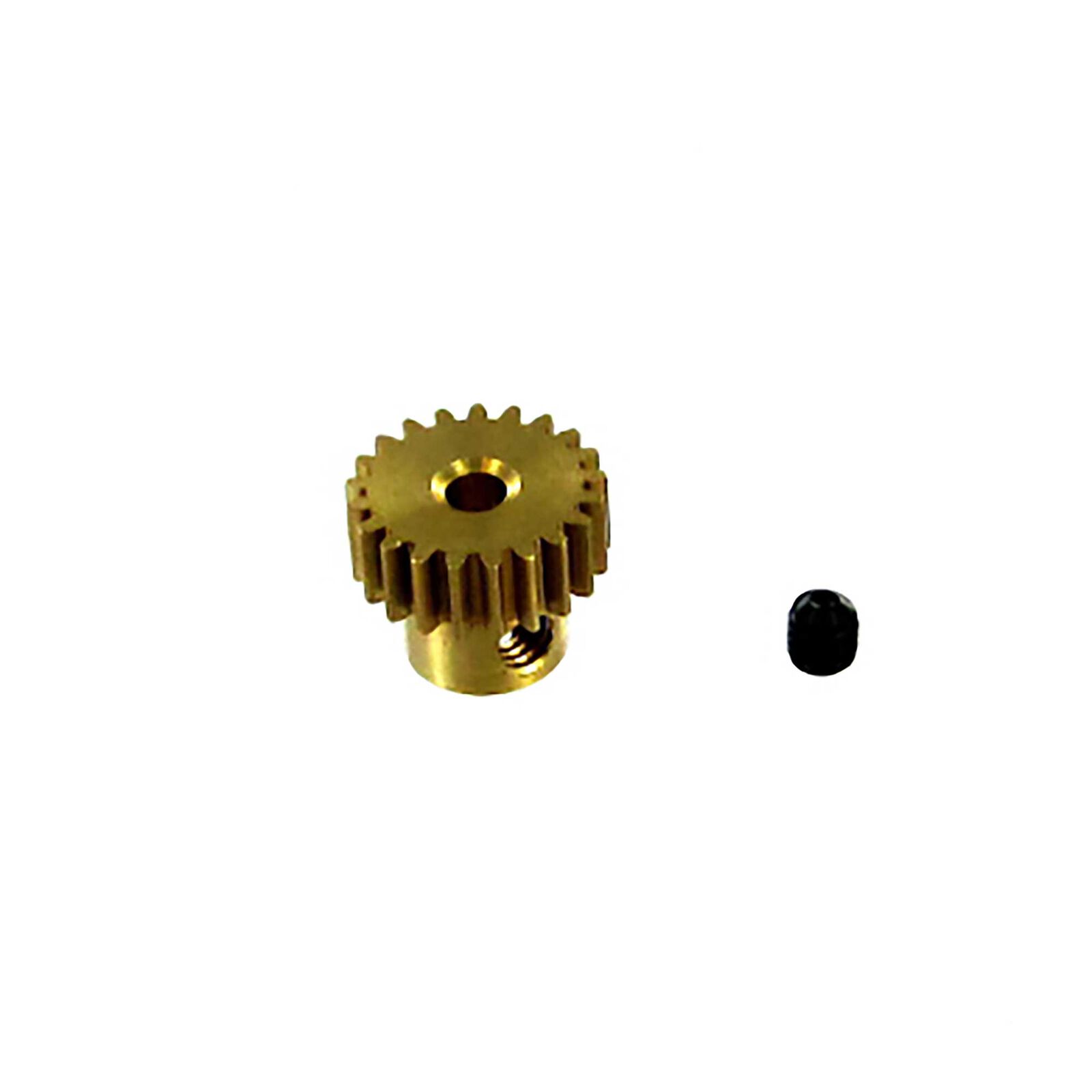 Brass Pinion Gear, 21T, 0.6 Module: Volcano