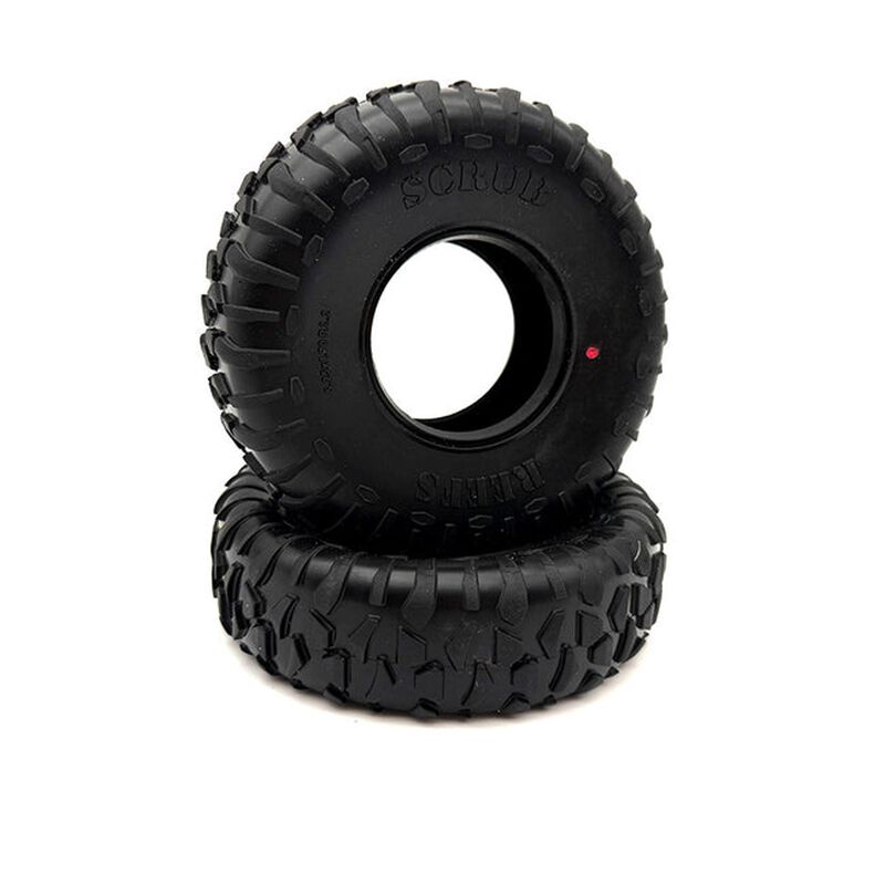 1/10 SCRUB 2.2" Rock Crawler Tires & Inserts, XP Compound