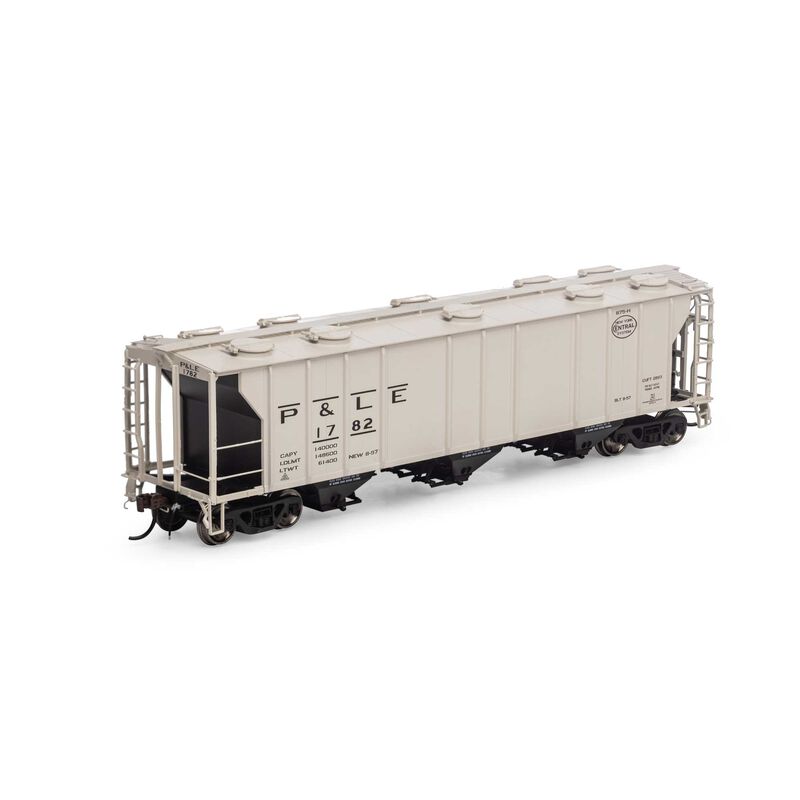 HO PS-2 2893 3-Bay Covered Hopper, P&LE #1782