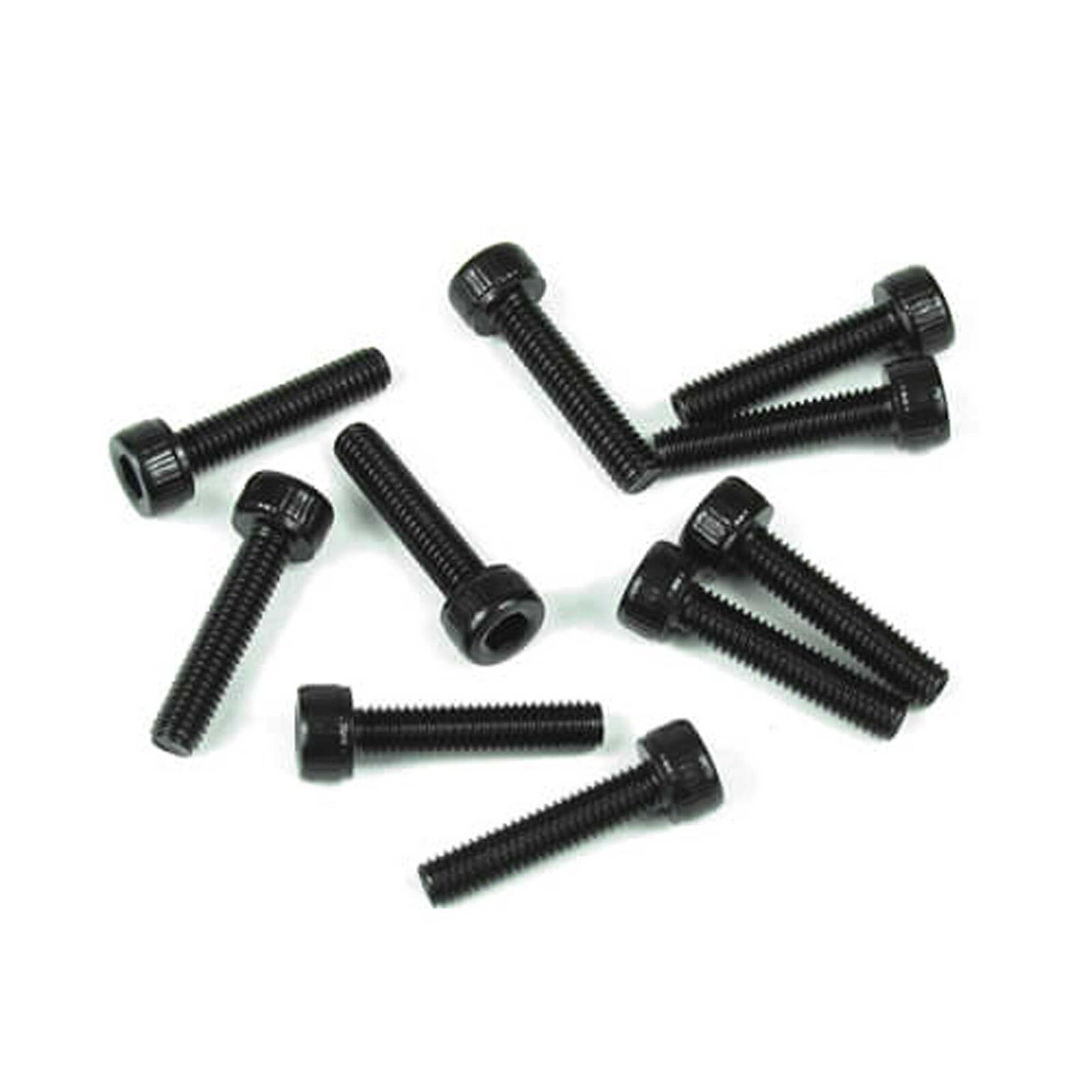 M3x14mm Cap Head Screws, Black (10)