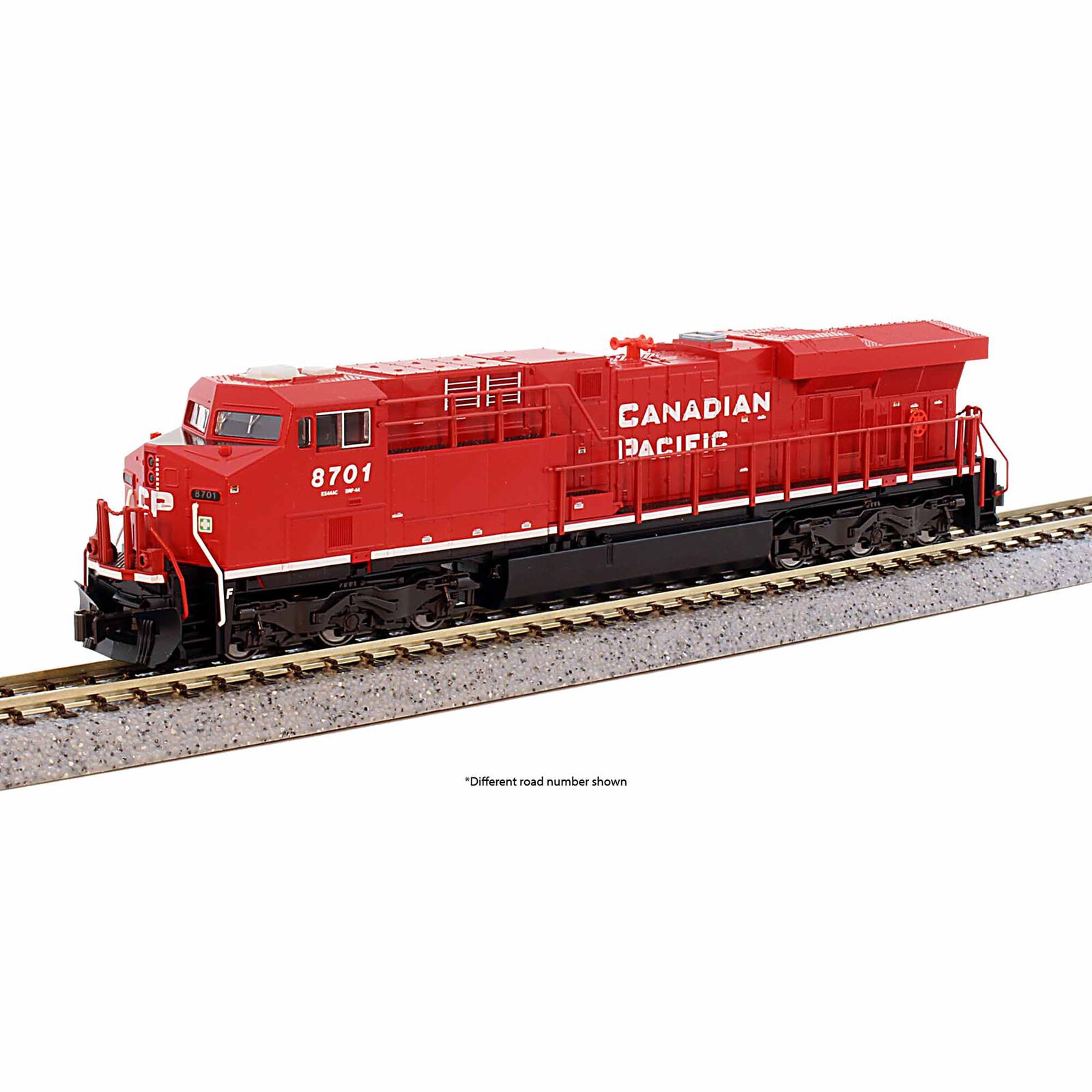 N GE ES44DC Locomotive, Canadian Pacific #8736 with Digitrax DCC