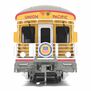 HO Union Pacific Business Car Lincoln, Yellow "Building America" Drumhead, UP #101