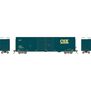 HO RTR FMC 60' DD/SS Hi-Cube Box, CSX #166701
