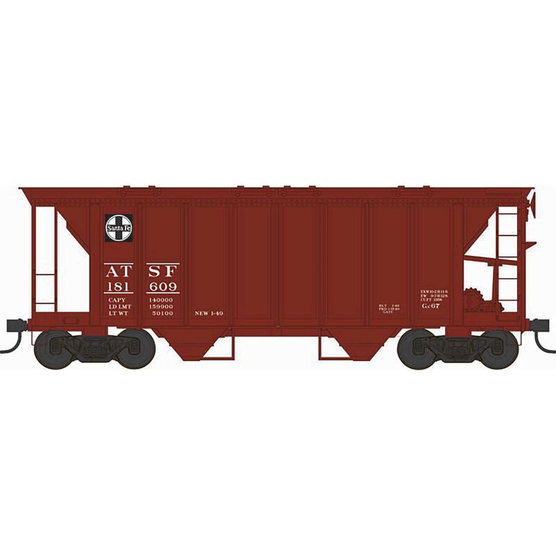 HO H34 Covered Hopper ATSF #181609