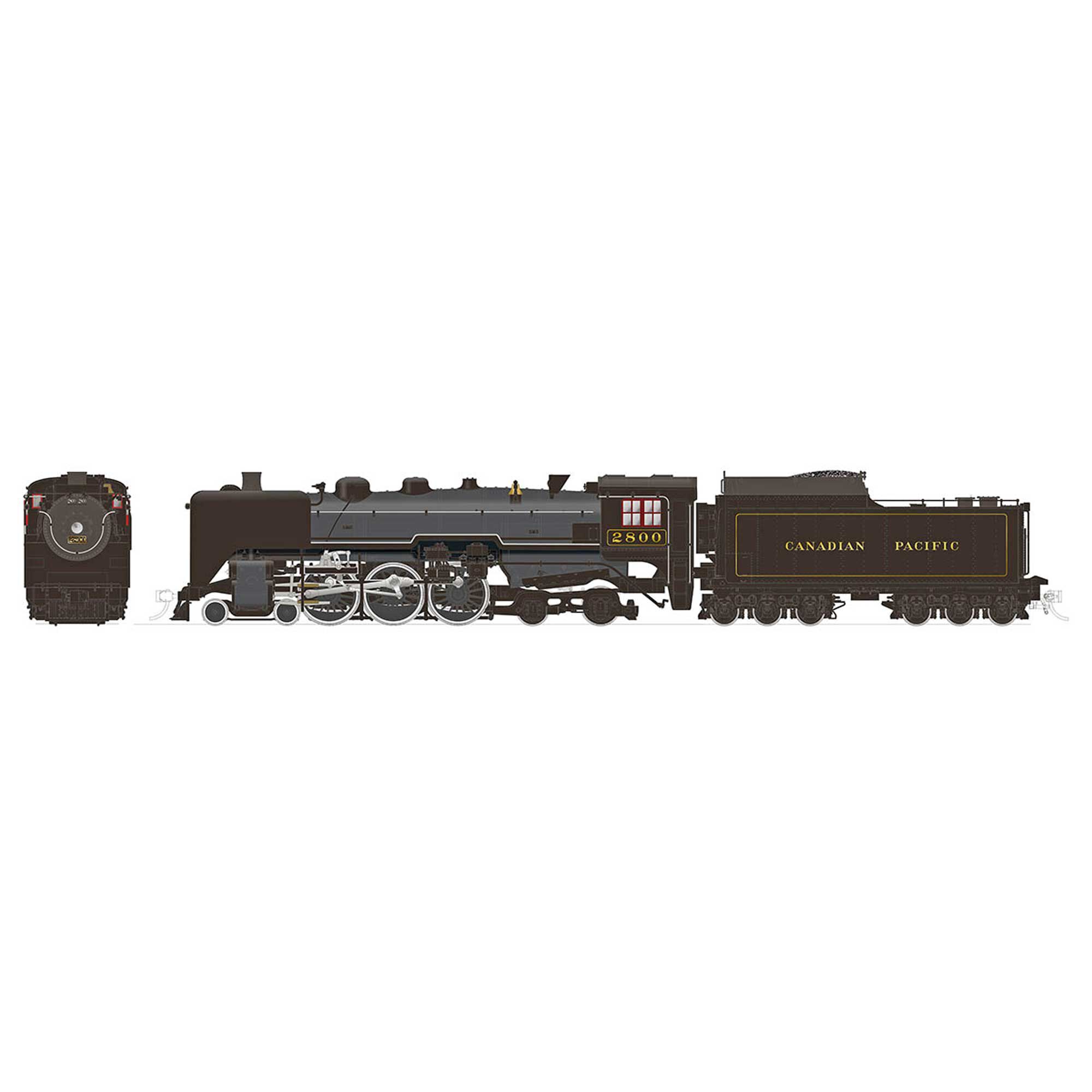 Rapido Trains Inc. HO H1a 4-6-4 Hudson Locomotive with DCC & Sound