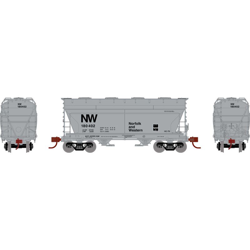 HO RTR ACF 2970 Cover Hopper, N&W #180402