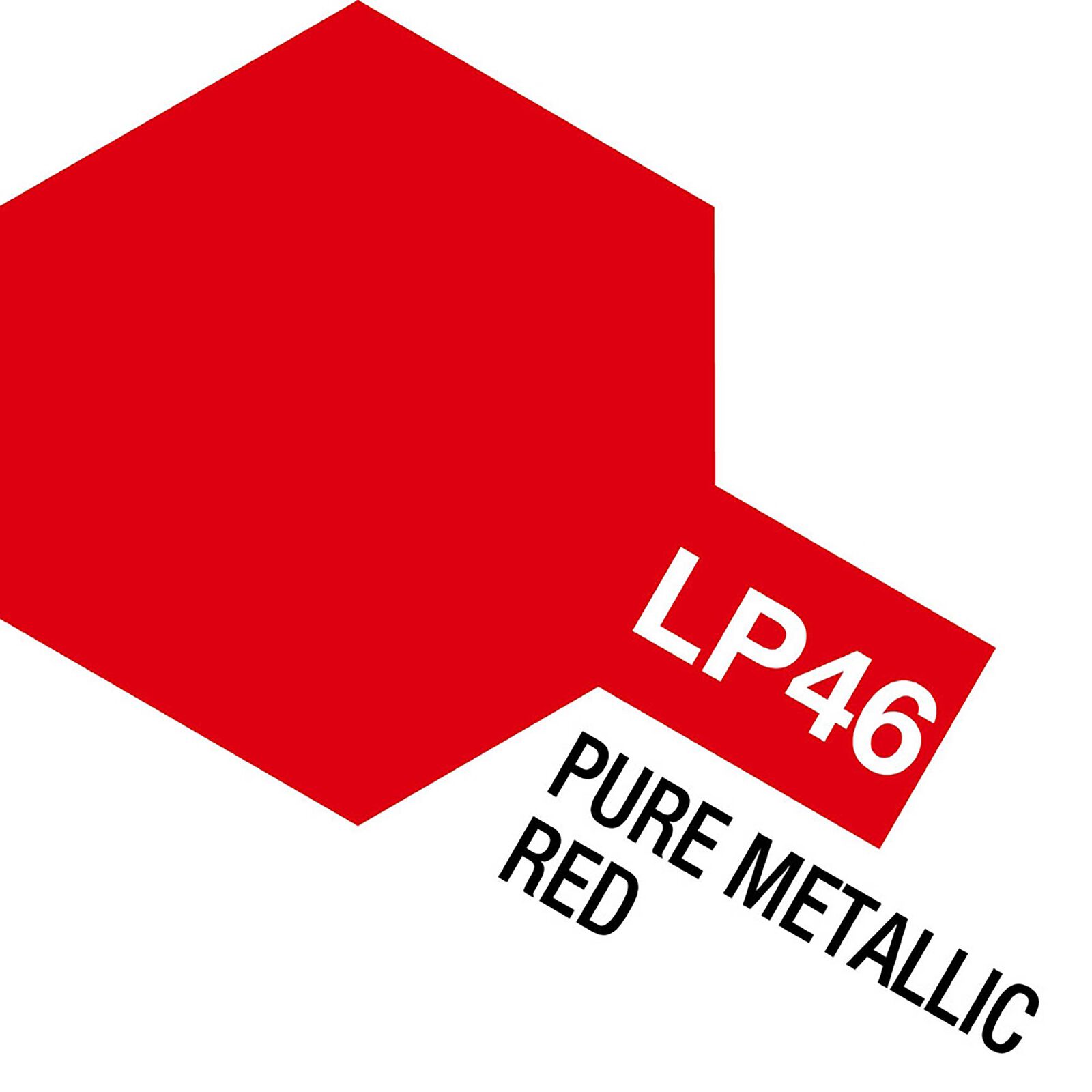 Lacquer Paint, LP-46 Pure Metallic Red, 10 mL