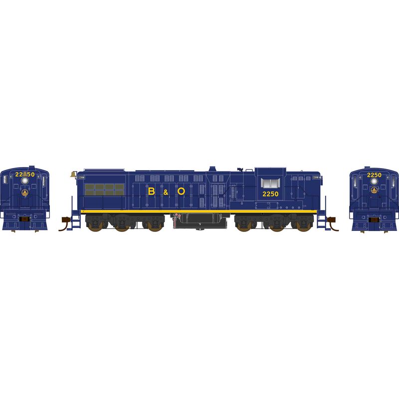 HO AS-616 B&O Ex-C&O Loco #2250 with sound
