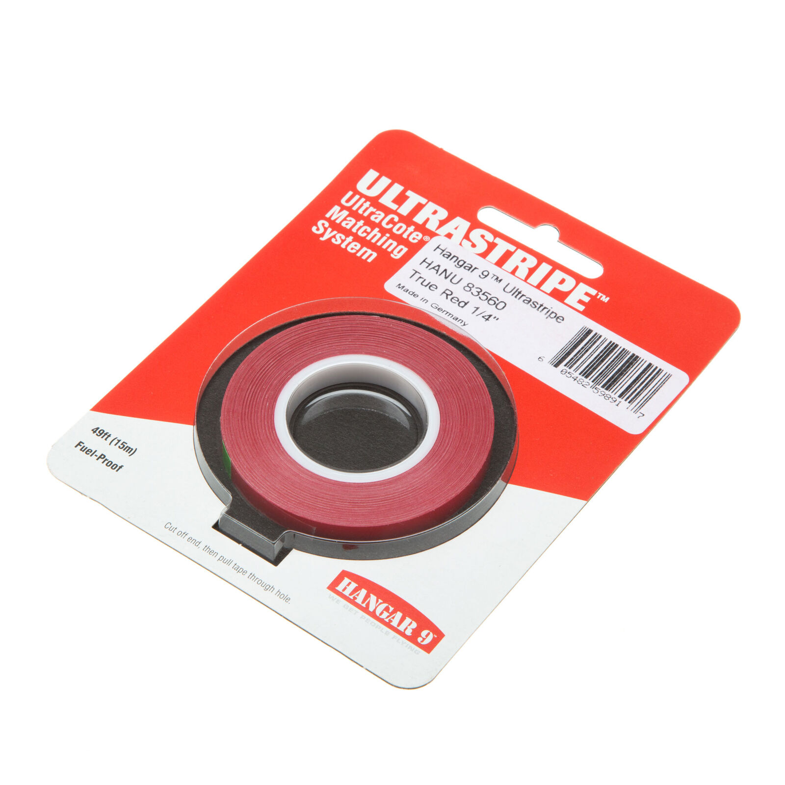 UltraStripe, True Red 1/4"