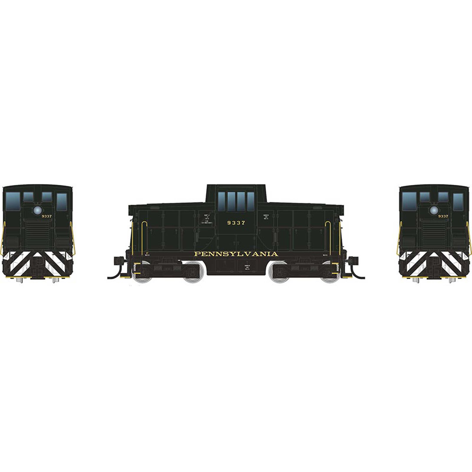 HO GE 44 Tonner Switcher Locomotive with DCC & Sound, PRR #9333