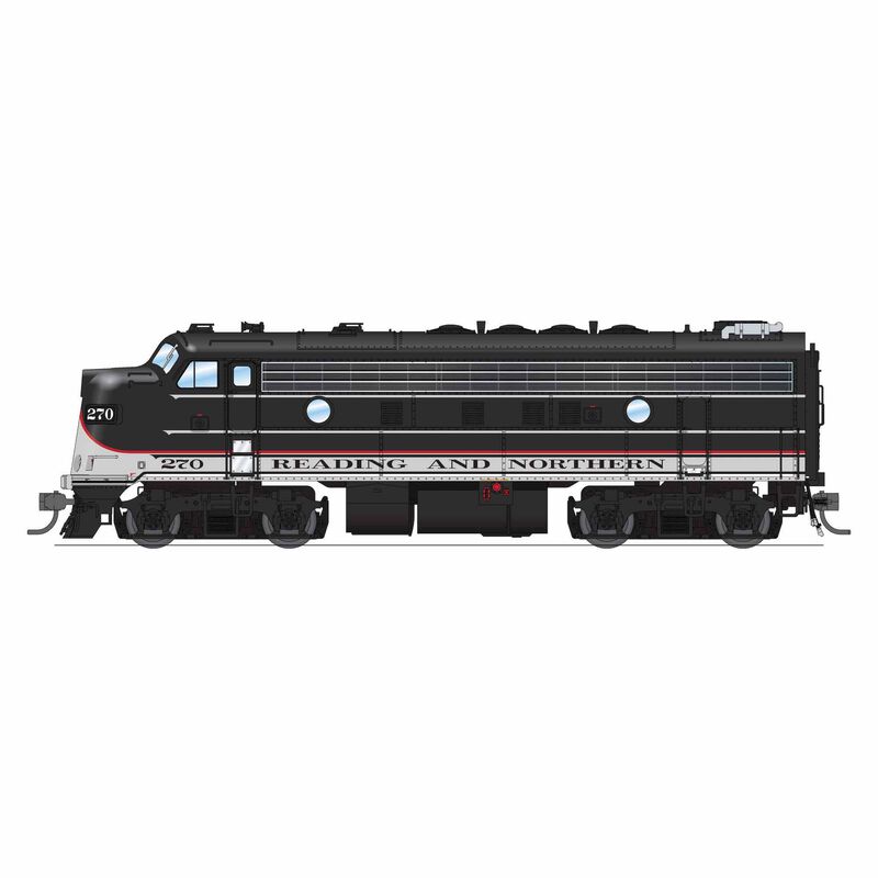 HO EMD F9A Modern Excursion No-Sound / DCC-Ready , RBMN 270