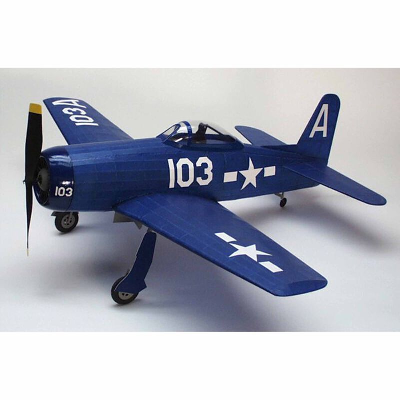 F8F-2 Bearcat Rubber Powered 30" Airplane Kit