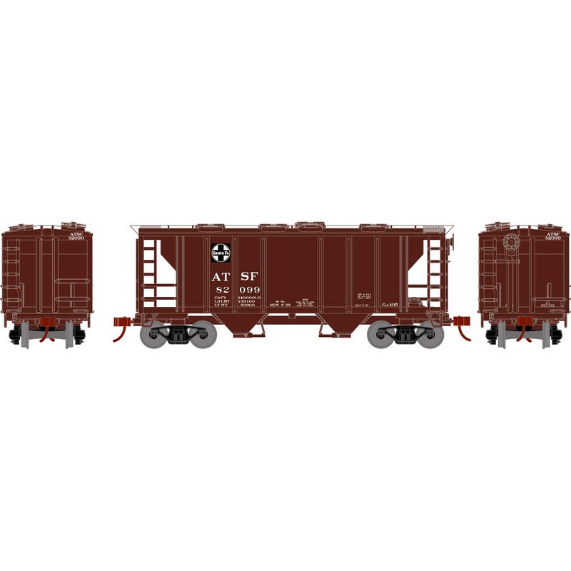 HO PS-2 2003 2-Bay Hopper, ATSF #82099
