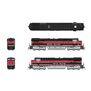 HO GE ES44AC Locomotive with DCC & Sound, IAIS #513 "Rock Island" Black/Red