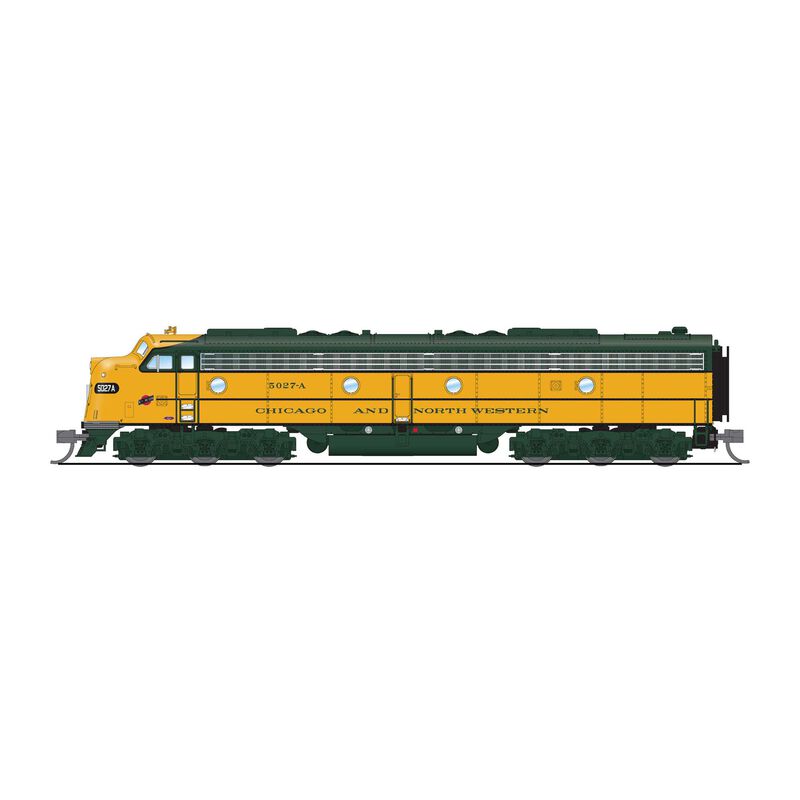 N EMD E8A Locomotive, CNW 5027A, As-Delivered