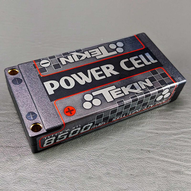 3.7V 8500mAh 1S 140C LiPo Battery: 5mm bullets