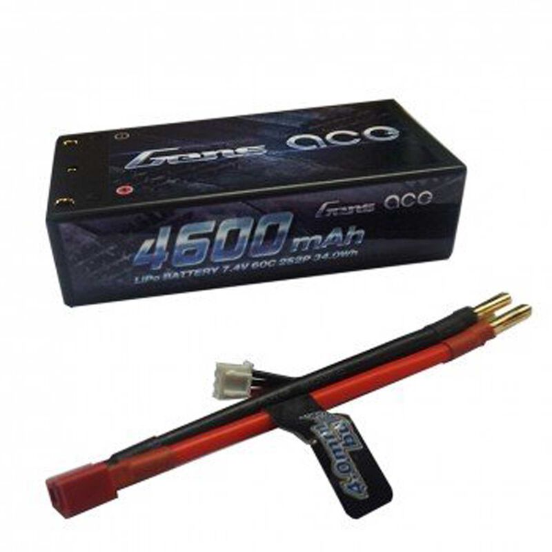 7.4V 4600 Capacity 2S Voltage 60C LiPo, Deans
