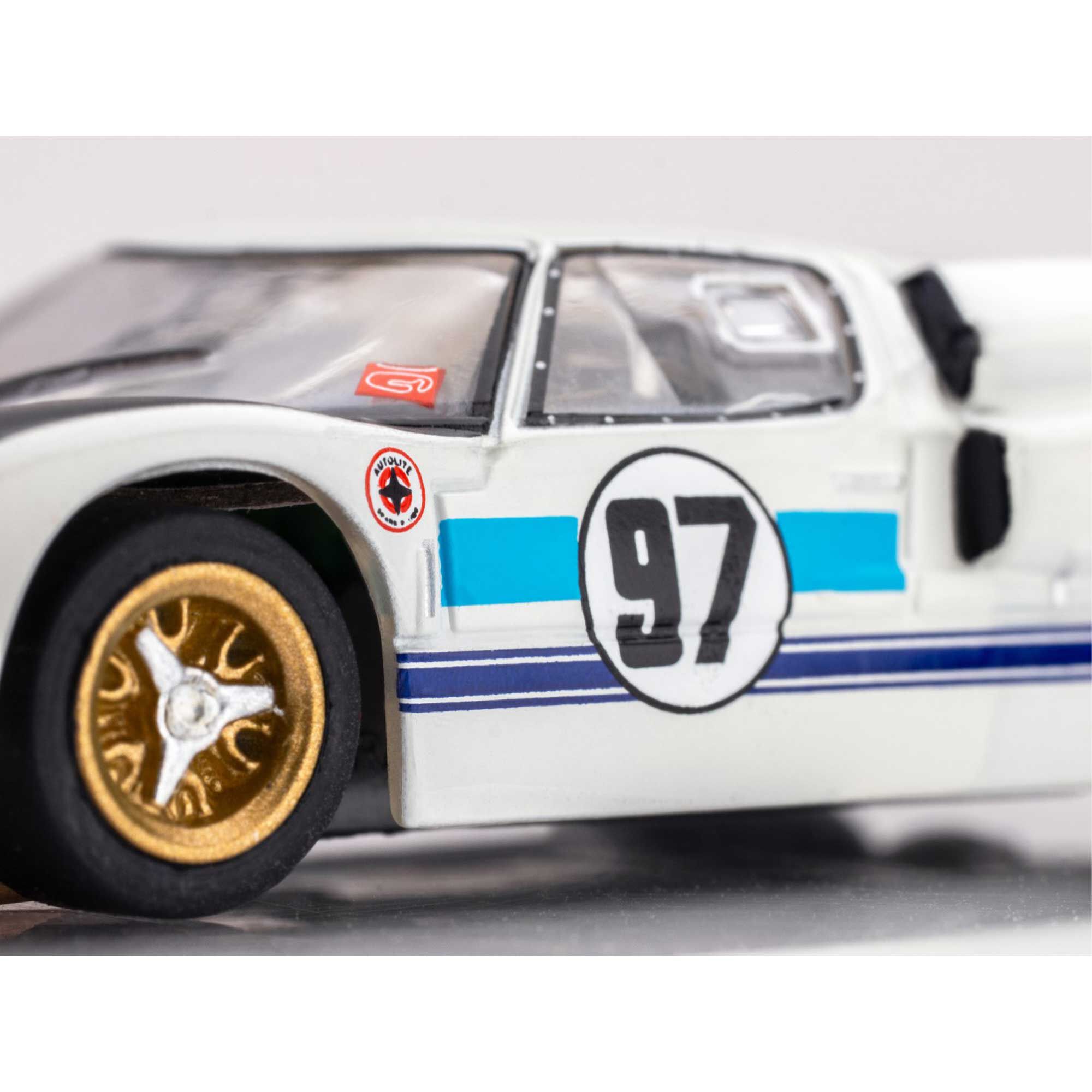 AFX/Racemasters HO 1966 Ford GT40 Mk.II #97 Mega G+ Slot Car