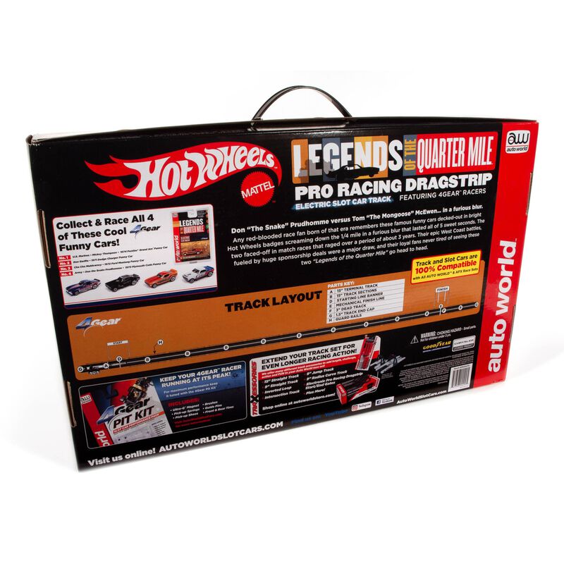 Round 2, LLC Hot Wheels Slot Drag Set 13'