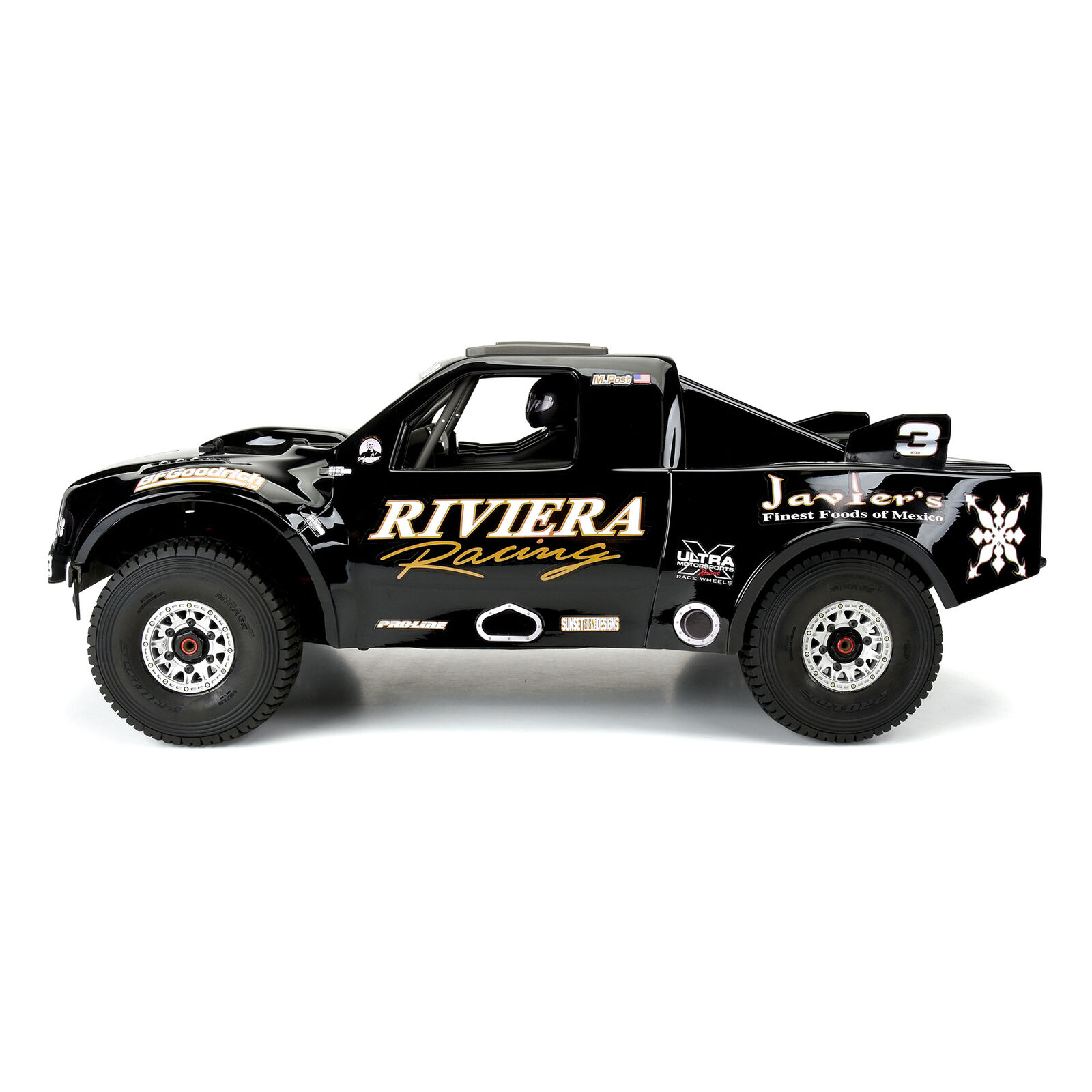 Pro-Line Racing 1/7 Pre-Cut 1997 Ford F-150 Trophy Truck Riviera Black ...