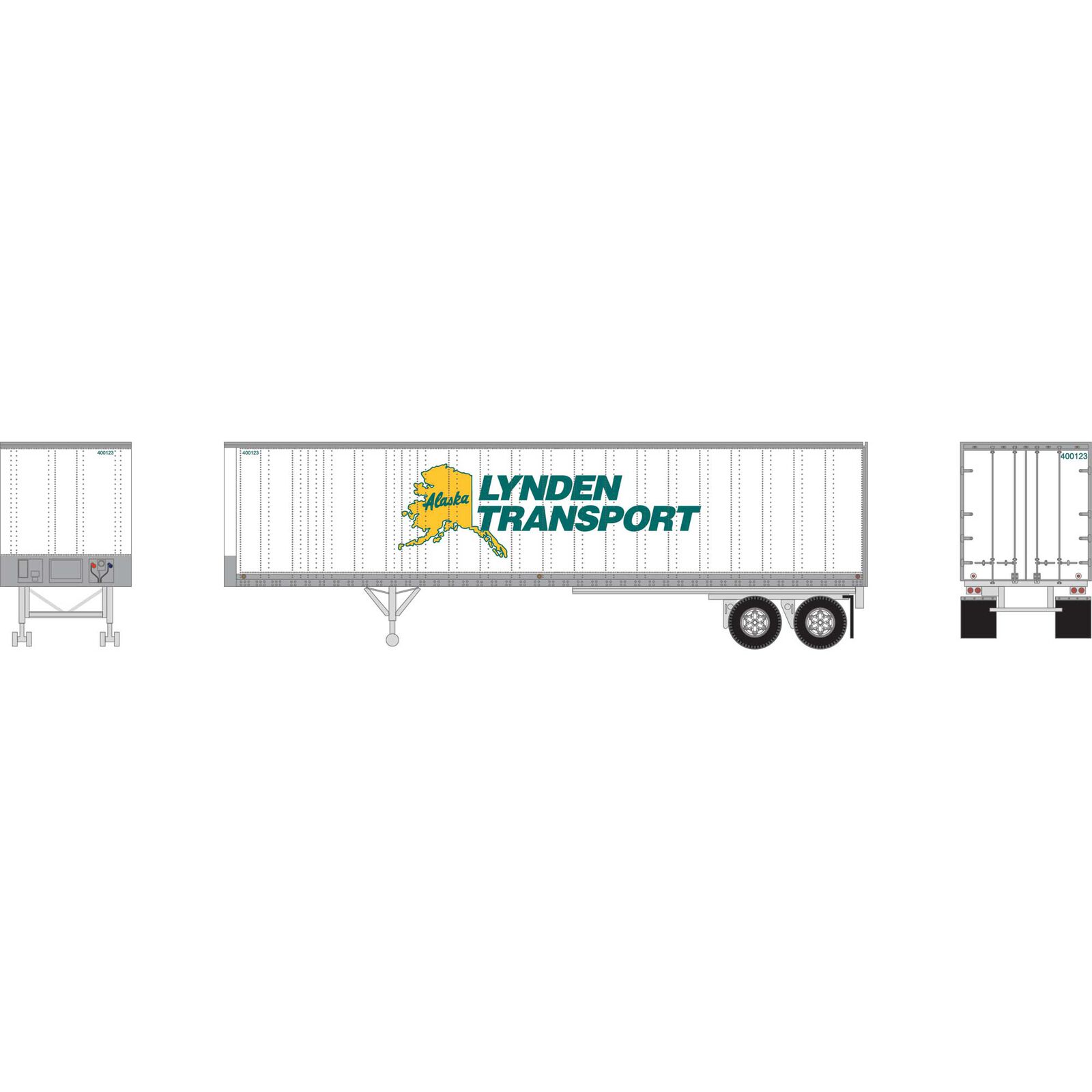 N 40' Fruehauf Trailer, Lynden Transport #400123