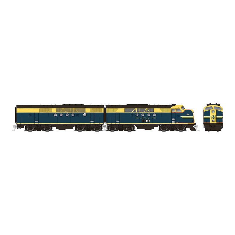 HO EMD FT A+B (DC/DCC/Sound): AT&SF - Freight Scheme: #110 + 110A