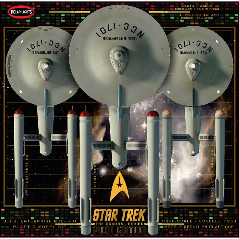 Star Trek TOS U.S.S. Enterprise with Pilot Parts